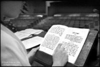 I started studying my haftarah* more than 6 months before my actual Bar Mitzvah day.            
(*hahf-TOH-ruh: A section read from the Prophets, after the weekly Torah portion in the Synagogue Service.)