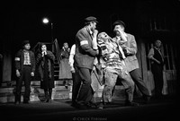 Warsaw Yiddish Theater  on the 36th anniversary of the Warsaw Ghetto Uprising. 1979