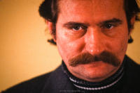 Polish Solidarity leader Lech Walesa in Gdansk, Poland. December 1980